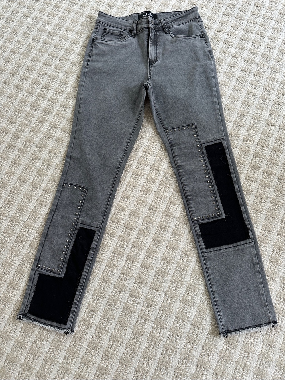 Joseph Ribkoff Patchwork Embellished Jeans